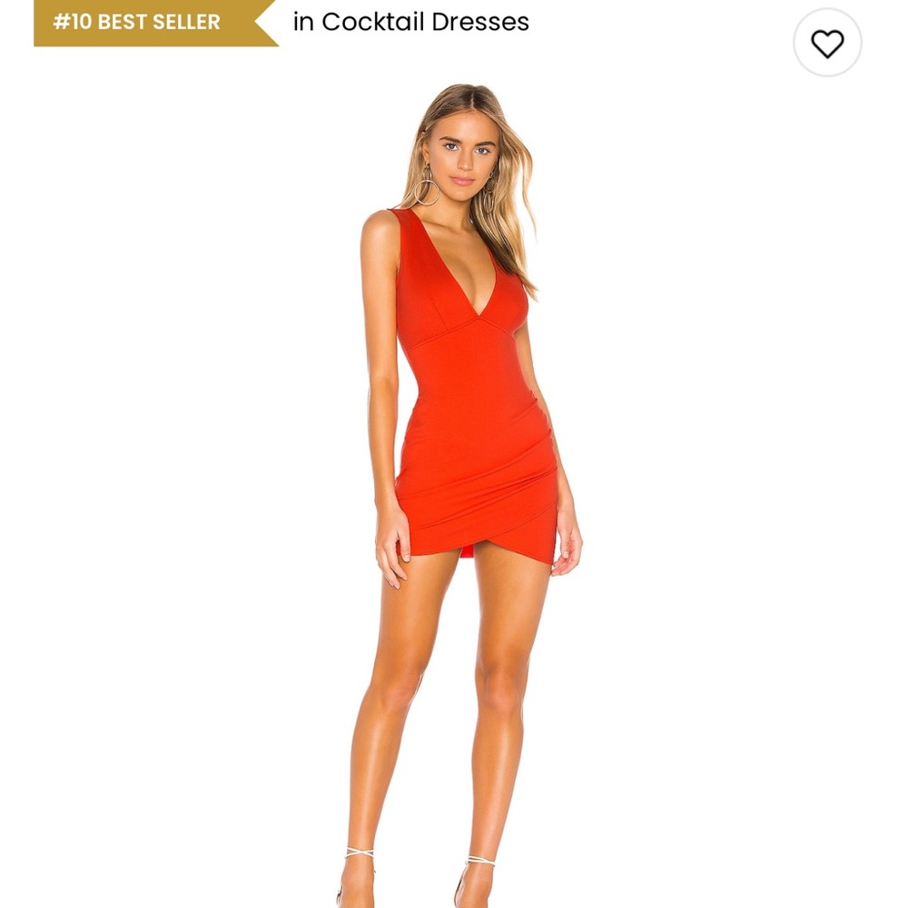 Superdown Skye mini dress in red size large from revolve